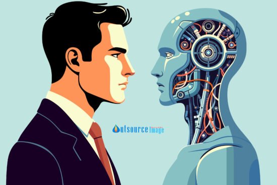 AI vs human image editing