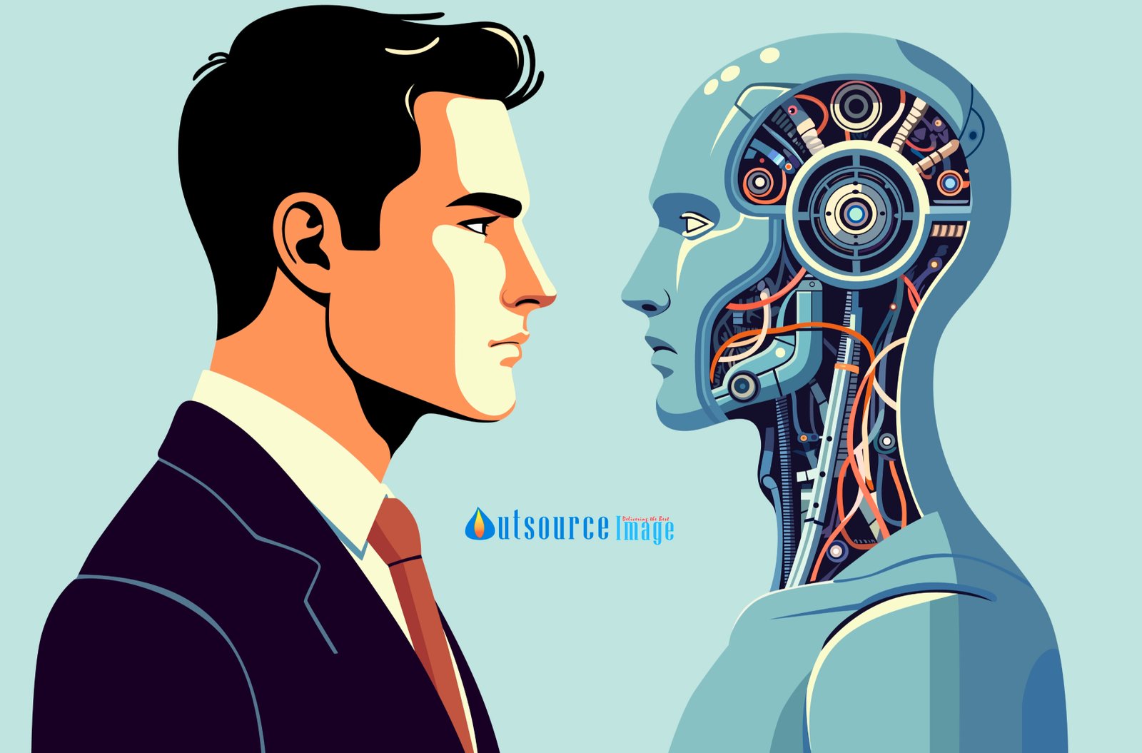 AI vs human image editing