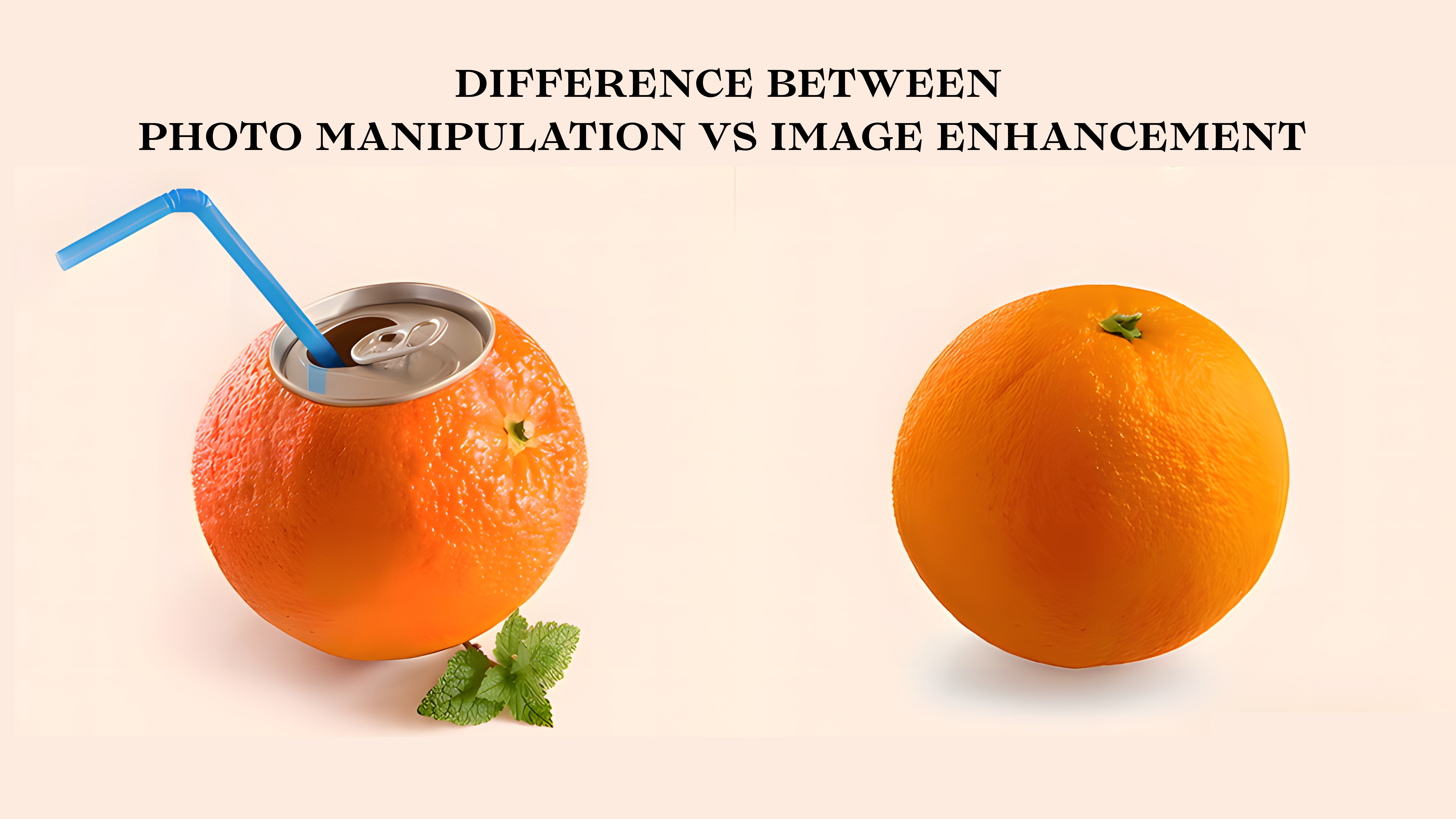 image enhancement vs manipulation