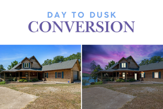 day to dusk photo editing for real estate listings