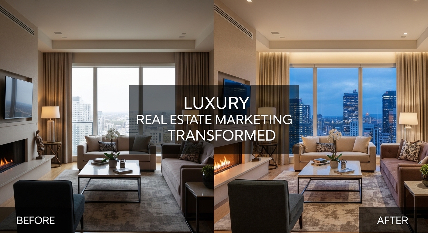 high-end image and video editing for luxury real estate
