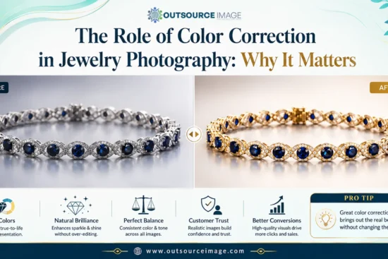 Color Correction in jewelry photography