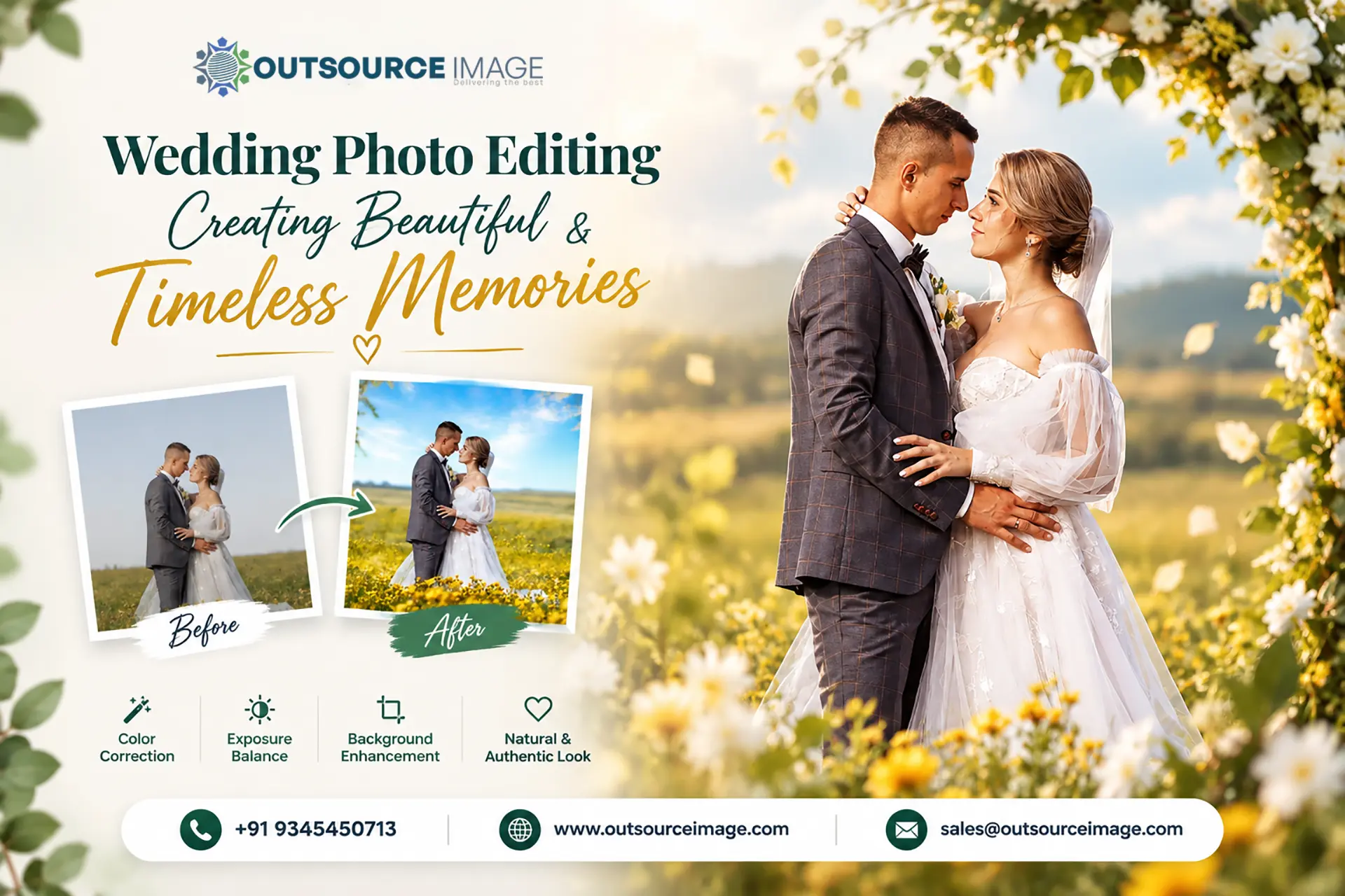 wedding photo editing services